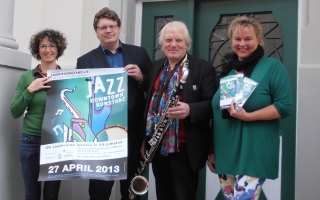 Pressekonferenz mit Eva Riedle 1304 Konstanz Jazz DT